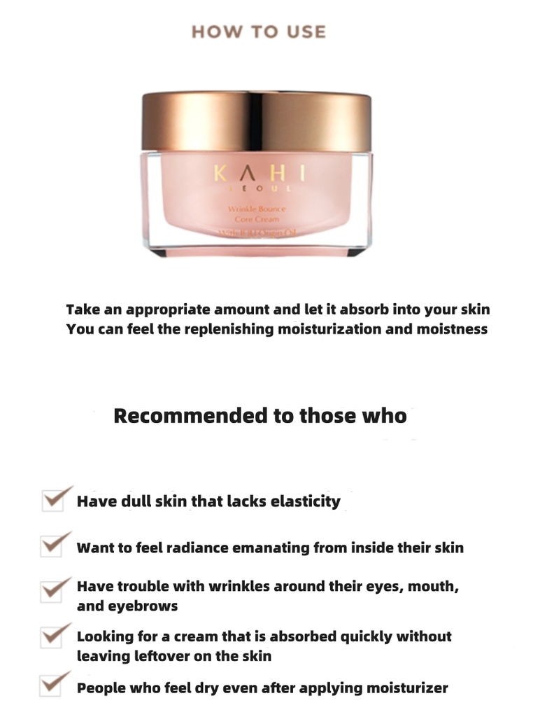 KAHI Wrinkle Bounce Core Cream
