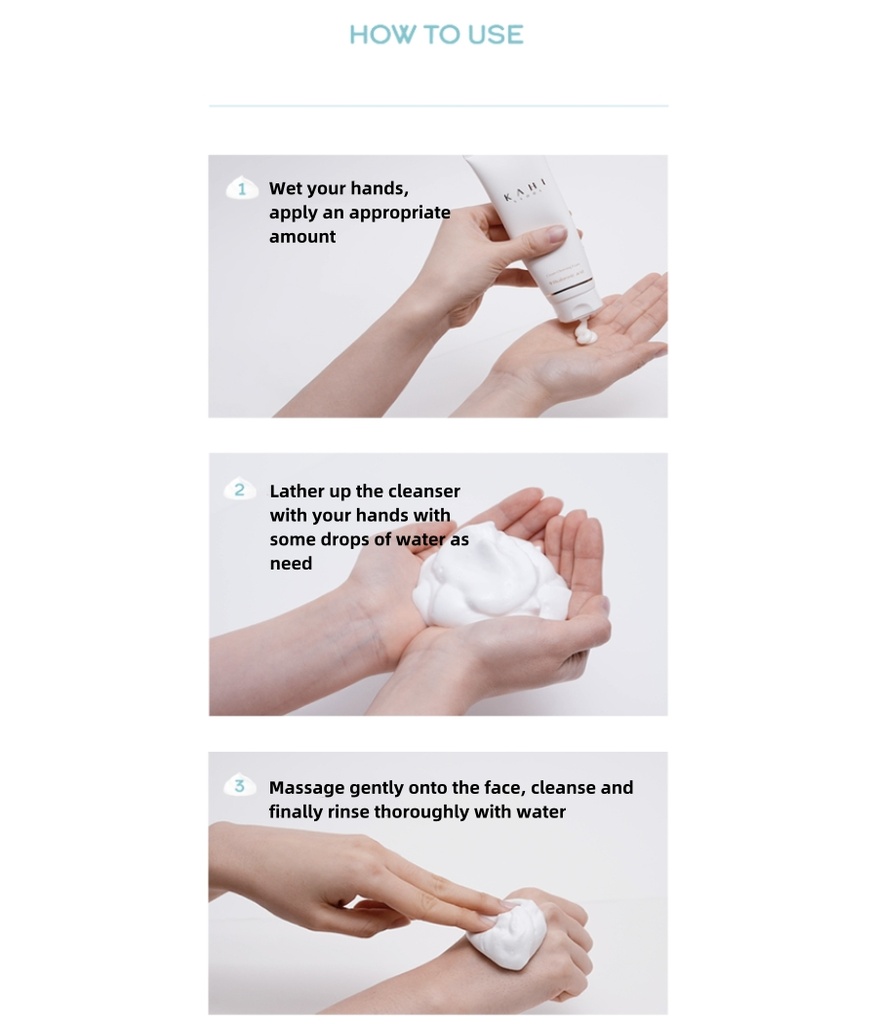 KAHI Cream Cleansing Foam