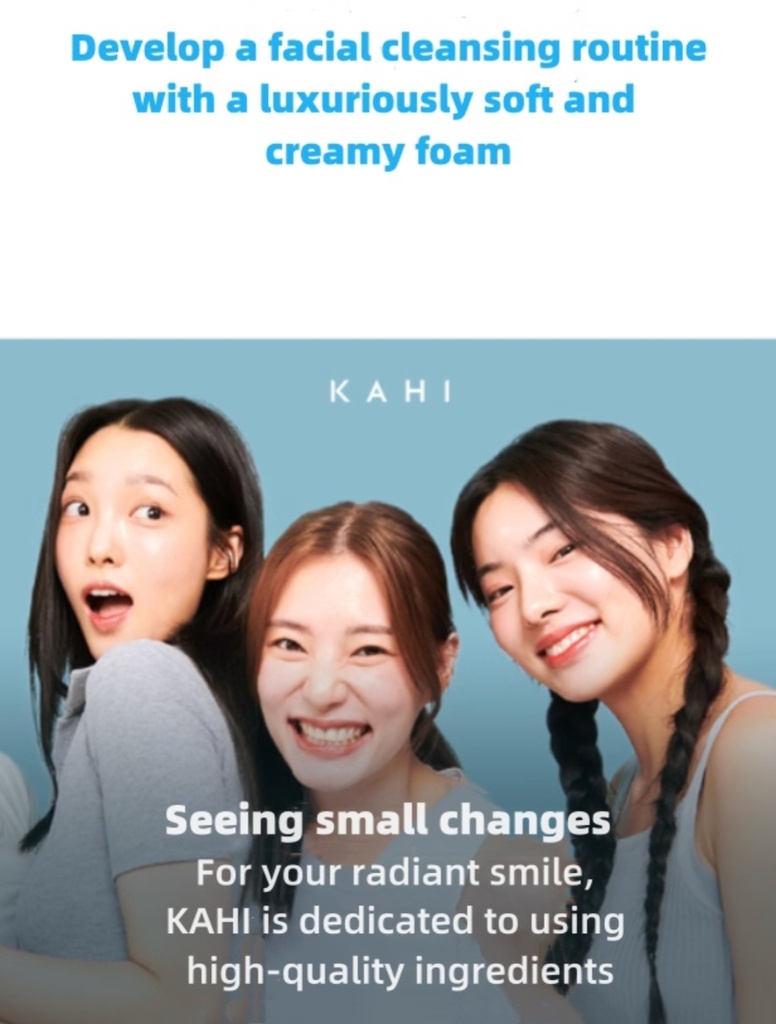 KAHI Cream Cleansing Foam